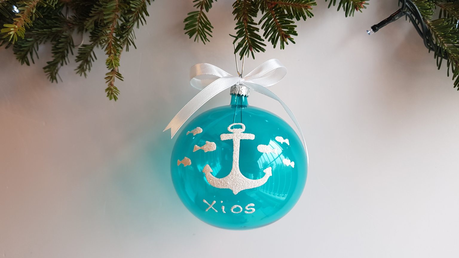 Μεγάλη χειροποίητη φυσητή μπάλα "Χίος"