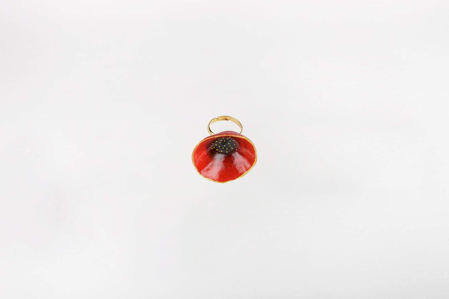 Bague « Aphrodite » faite main en papier mâché