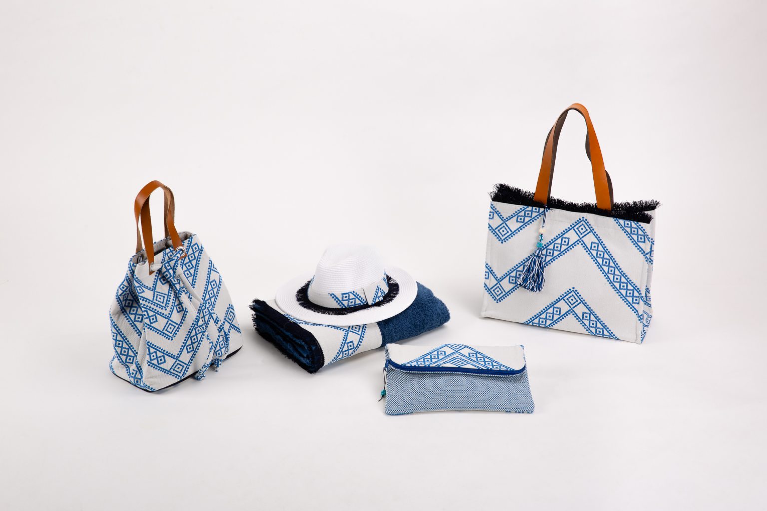 "Greek blue" tote bag