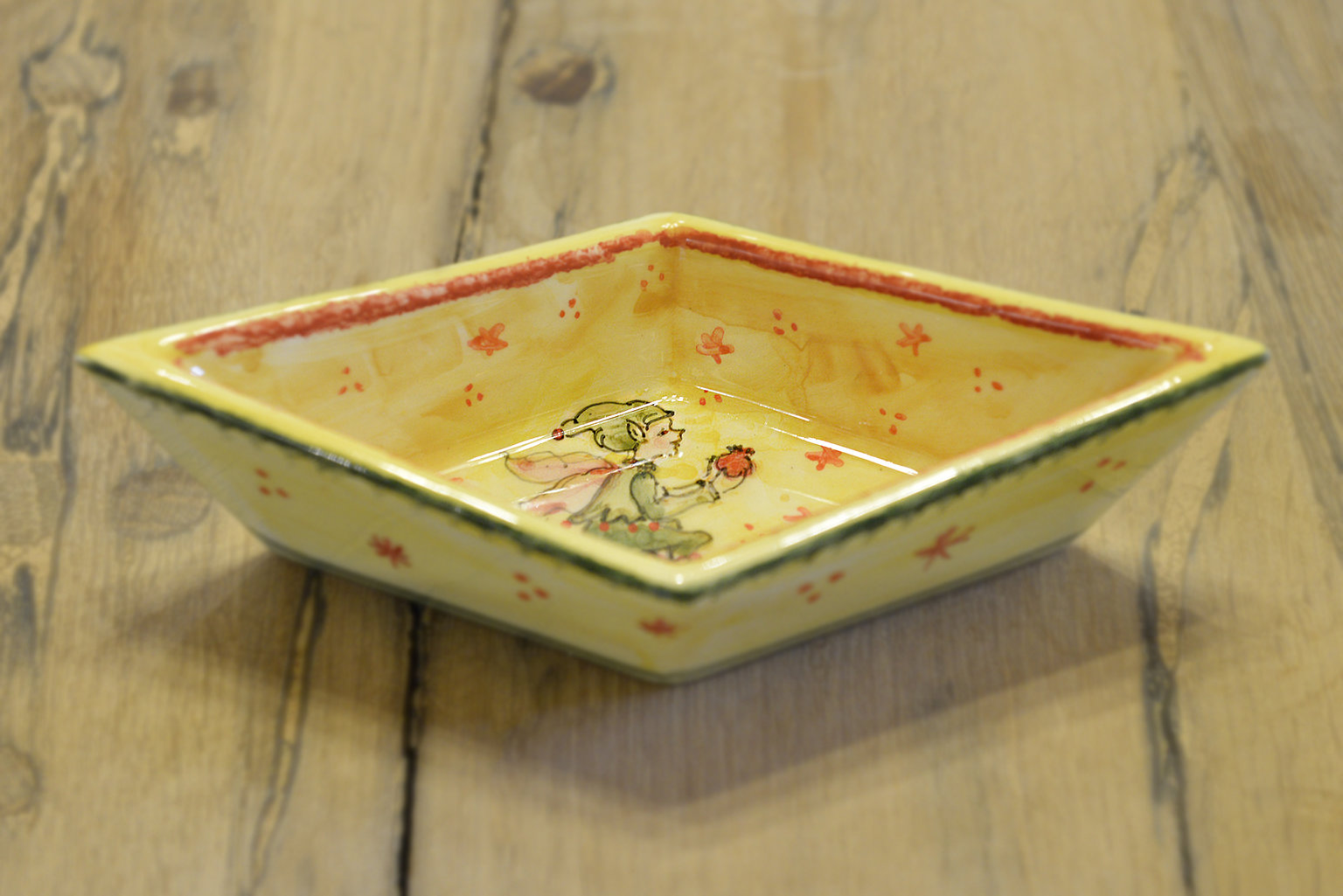 Ceramic boat - boy