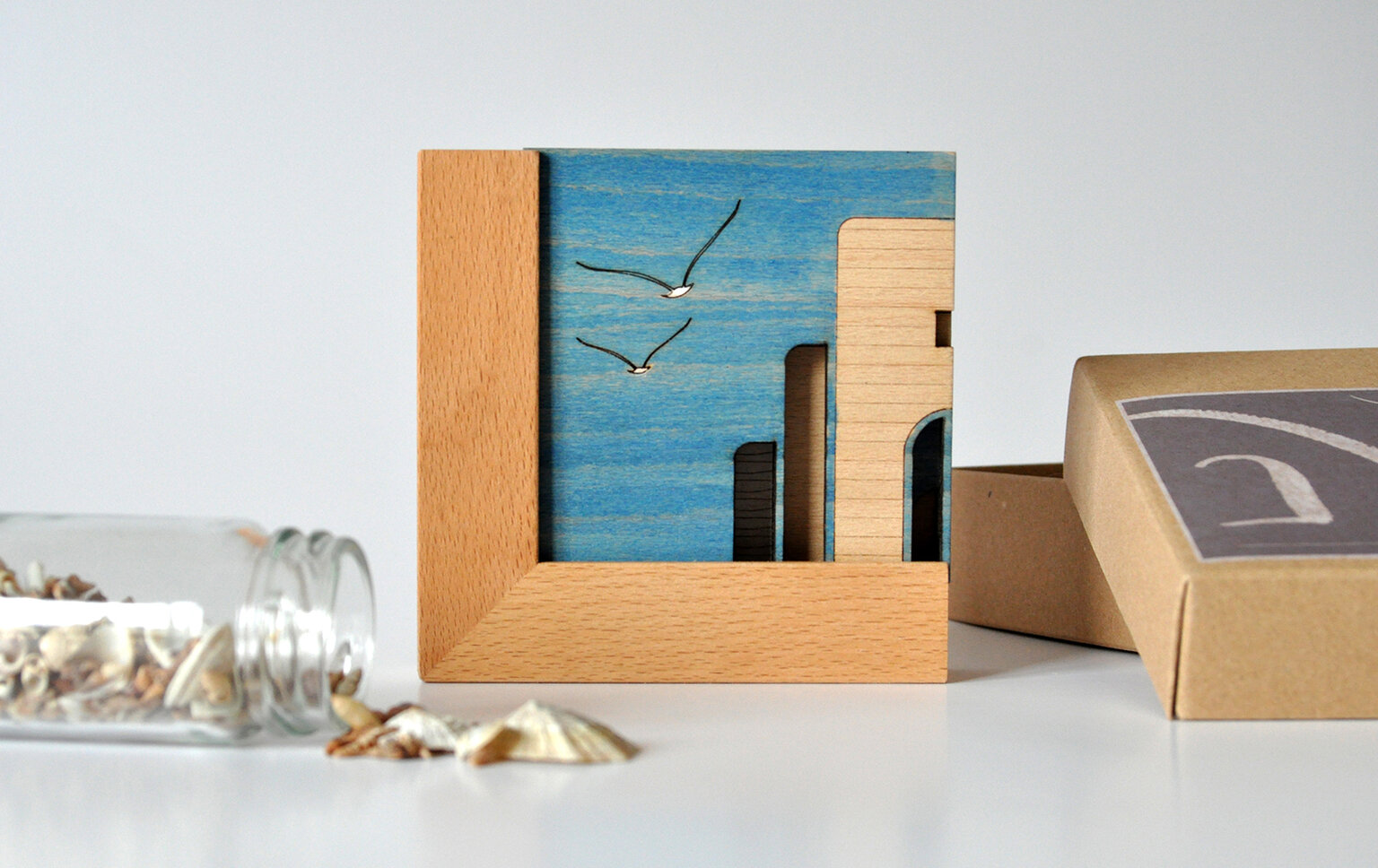 Set of coasters "Paros"