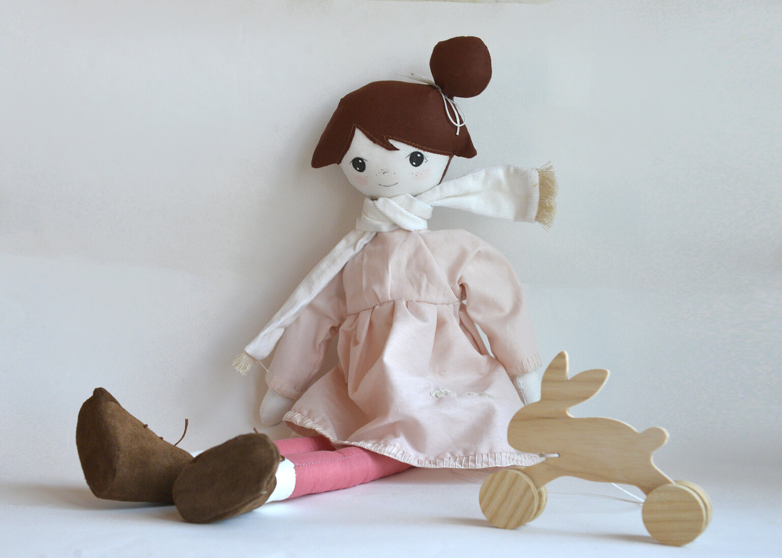 Large handmade doll "Nagia"