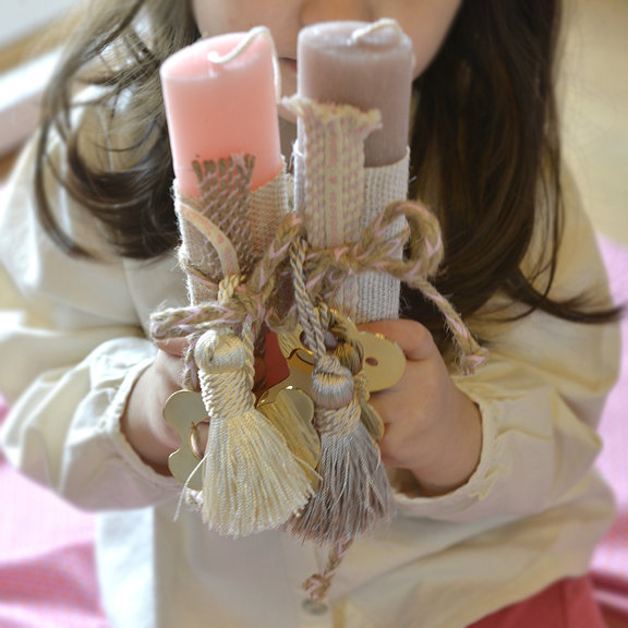 The best handcrafted Easter candles for our little girls!
