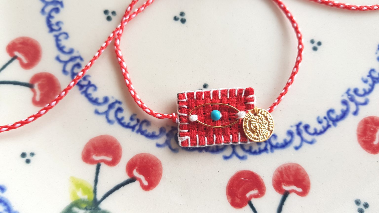 Handmade "martis" bracelet with eye