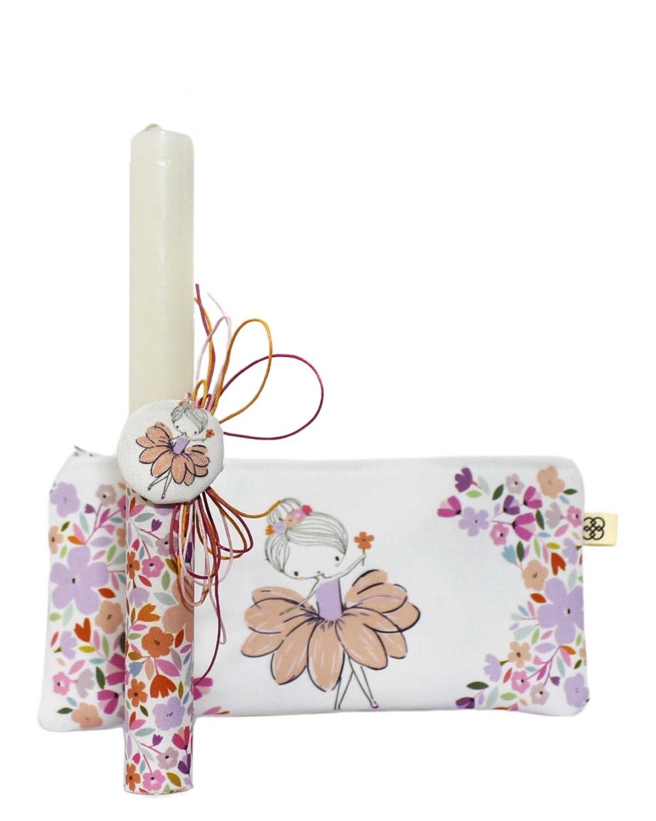 Bougie artisanale avec boîte « Ballerine »