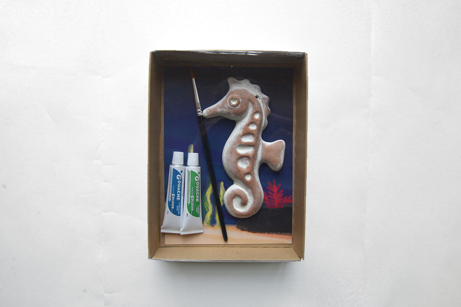 "Painting the seahorse" kit