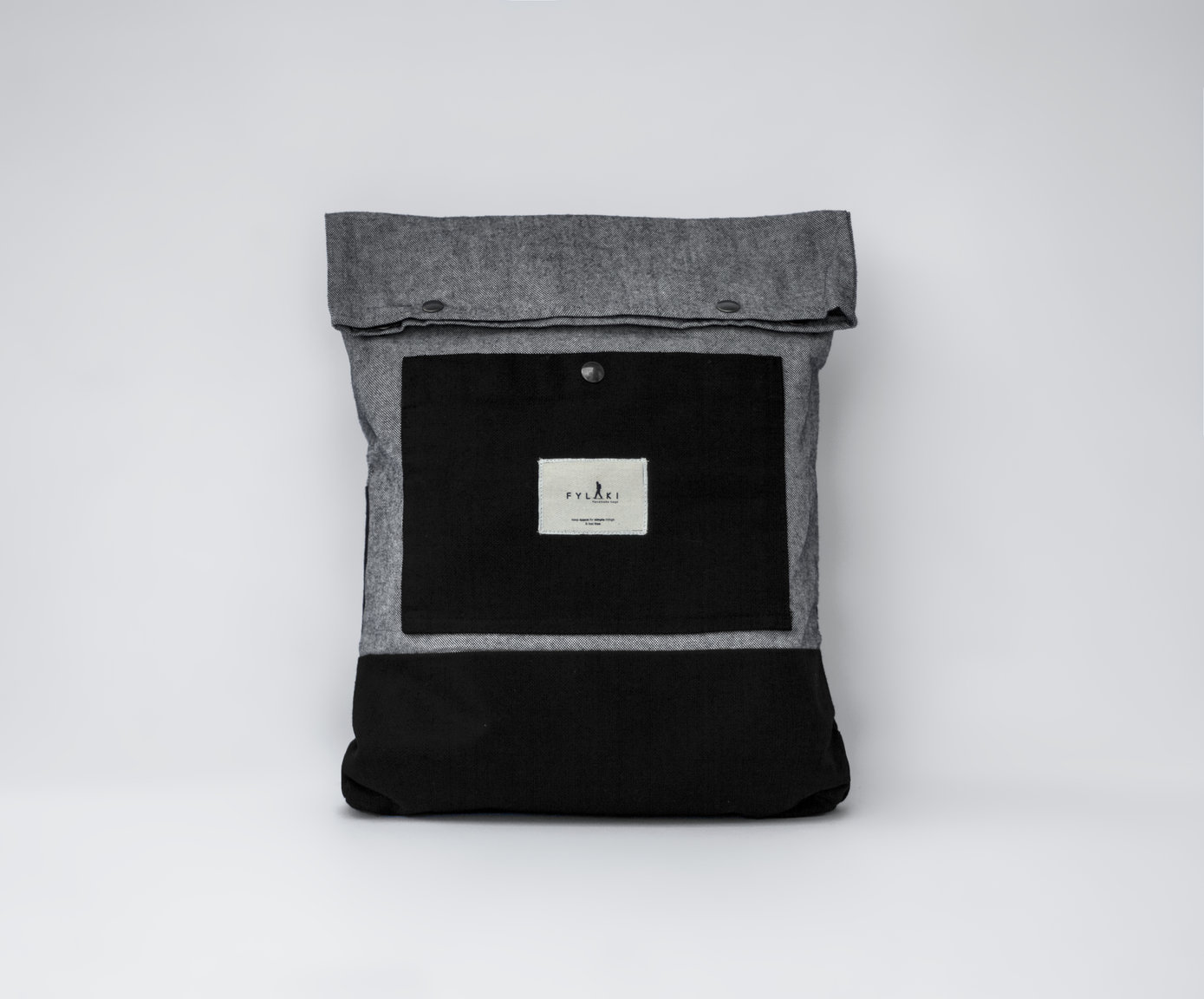Black & gray backpack