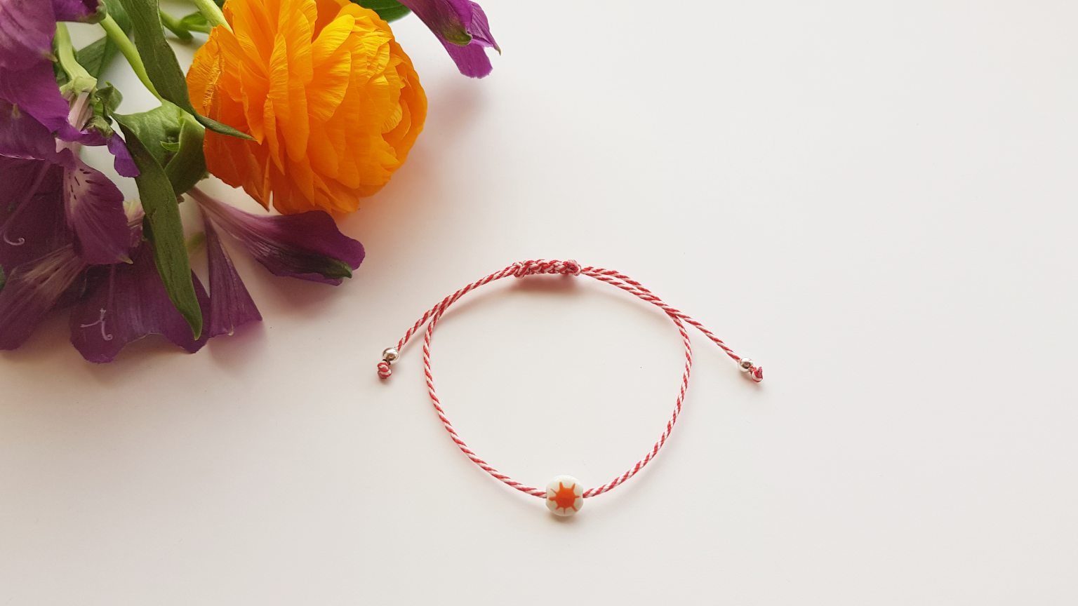 Silver-plated sun "martis" bracelet