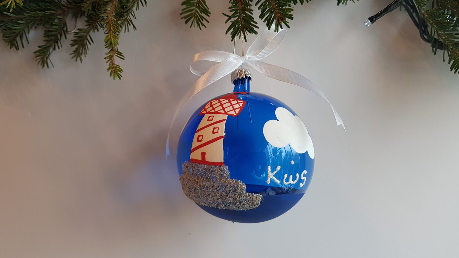 Large handmade hand blown ball "Kos"