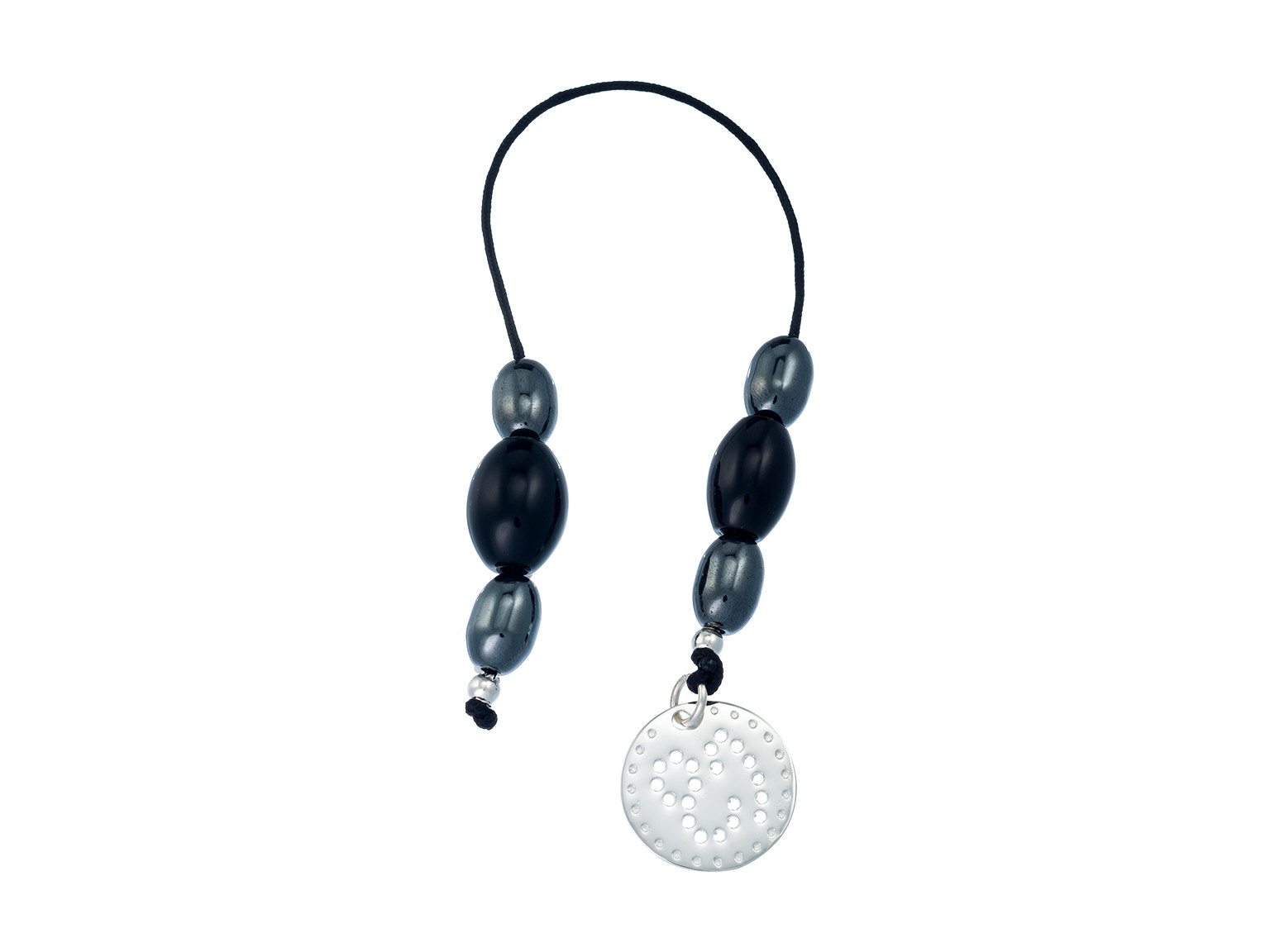 Begleri avec perles d'onyx et perles d'hématite