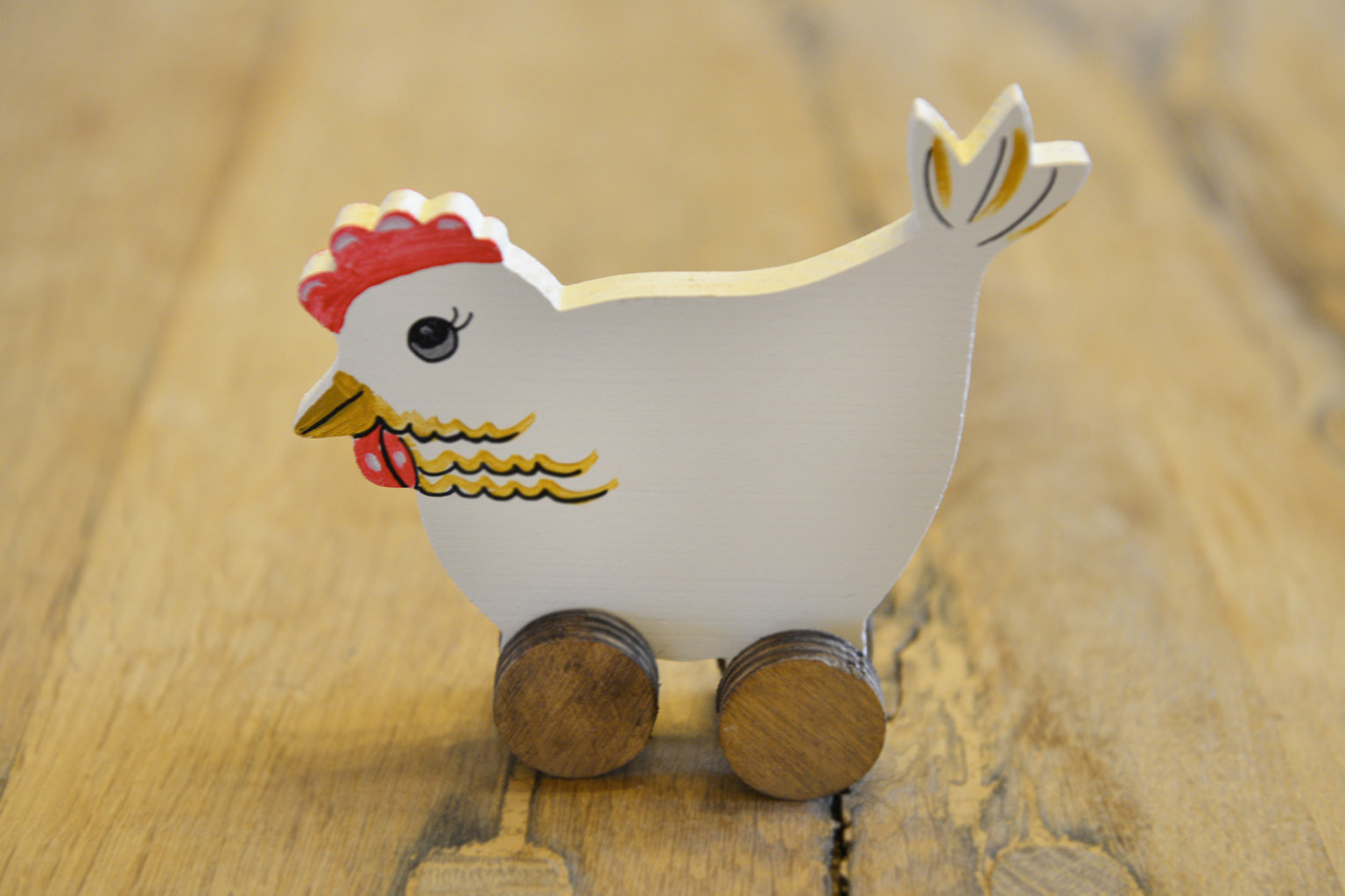 Chicken wooden toy