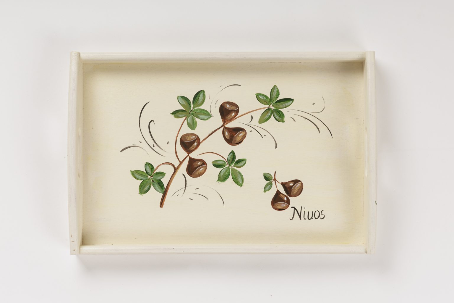 Handmade wooden tray "Nikos"