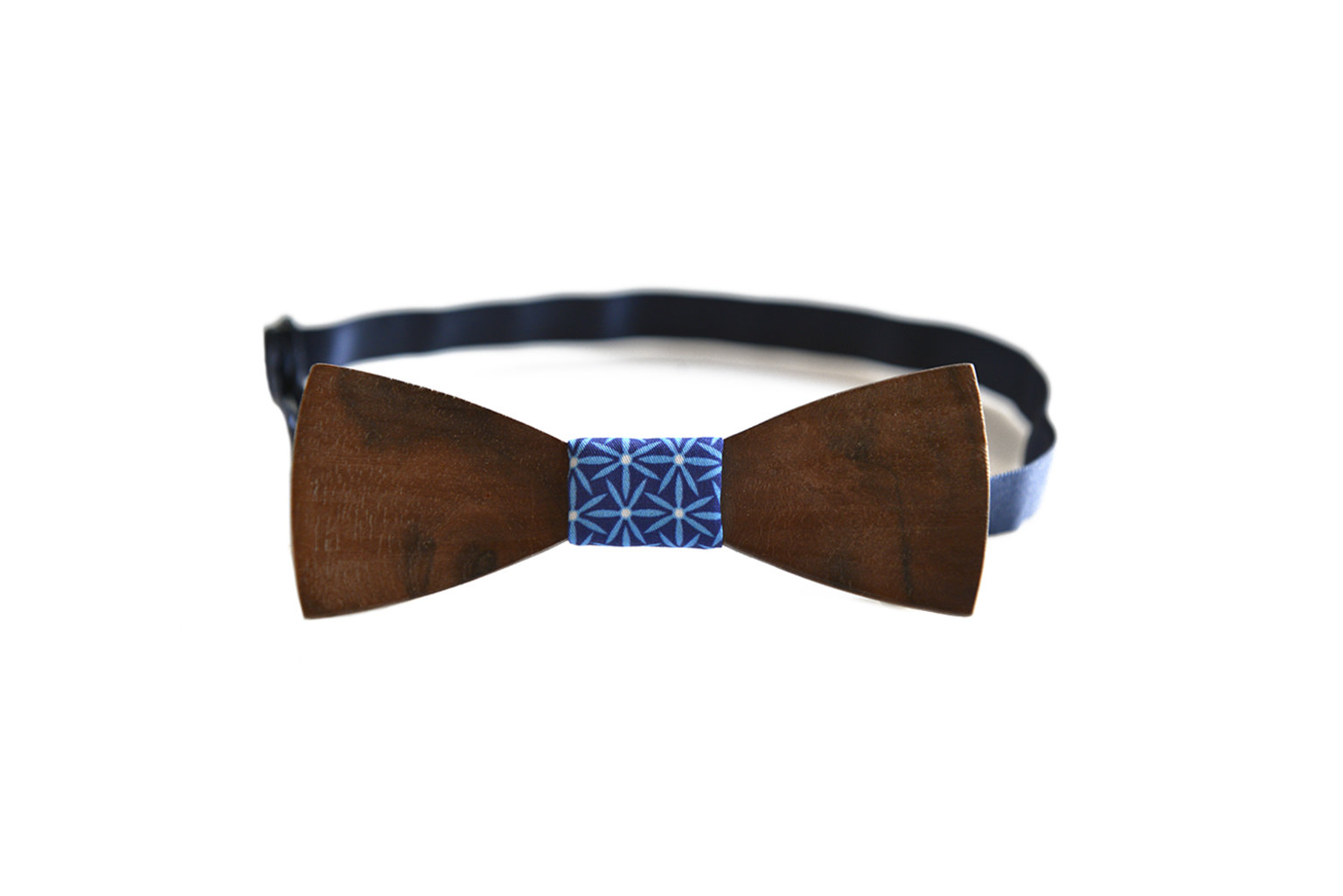 Burl walnut bow-tie