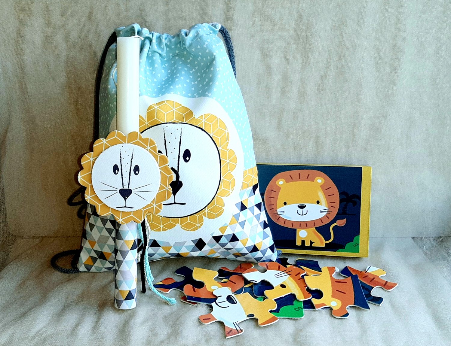 Coffret cadeau avec puzzle