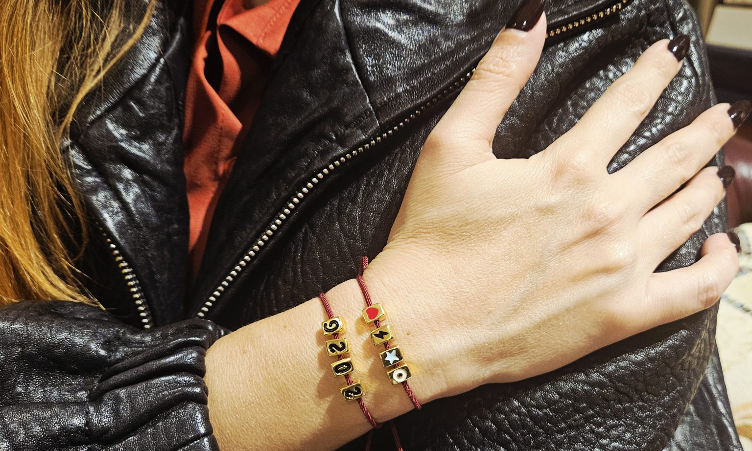 Gold-plated bracelet "cubes/2026"