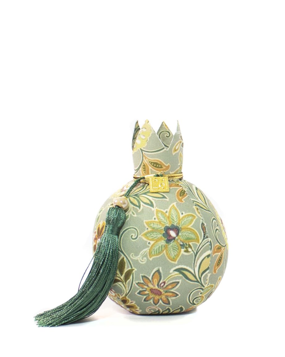 Green handmade pomegranate