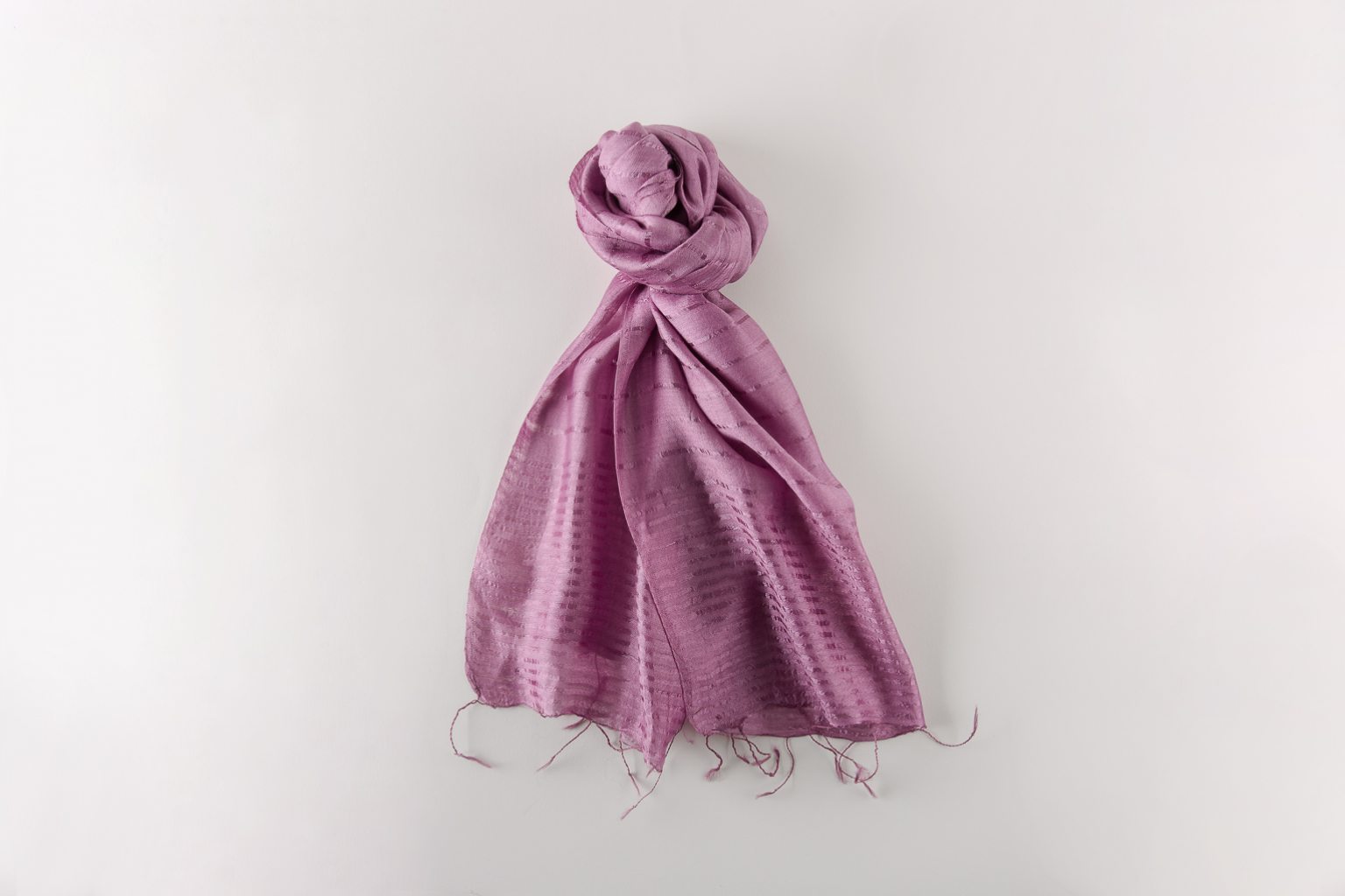 Foulard en soie violet