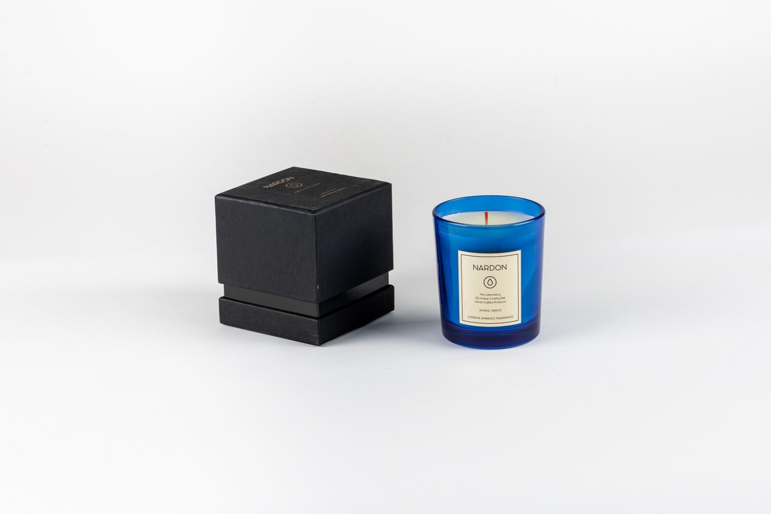 Medium scented blue jasmine candle