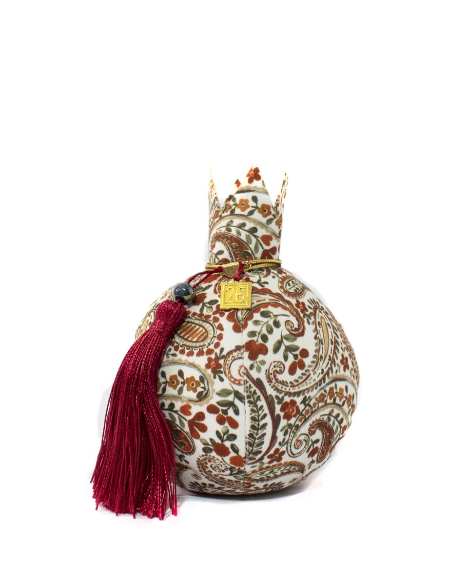 Colorful handmade pomegranate