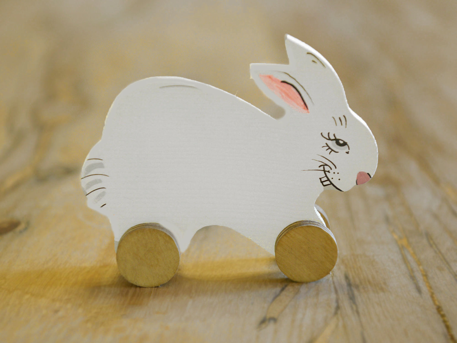 Bunny wooden toy