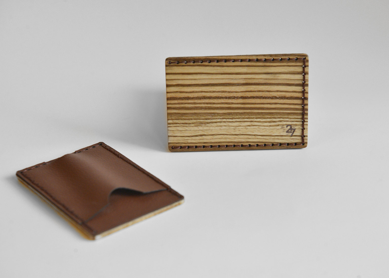 Zebrano cardholder