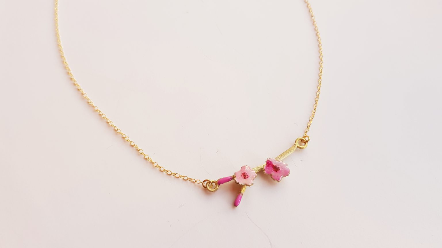 Necklace "Almond tree"