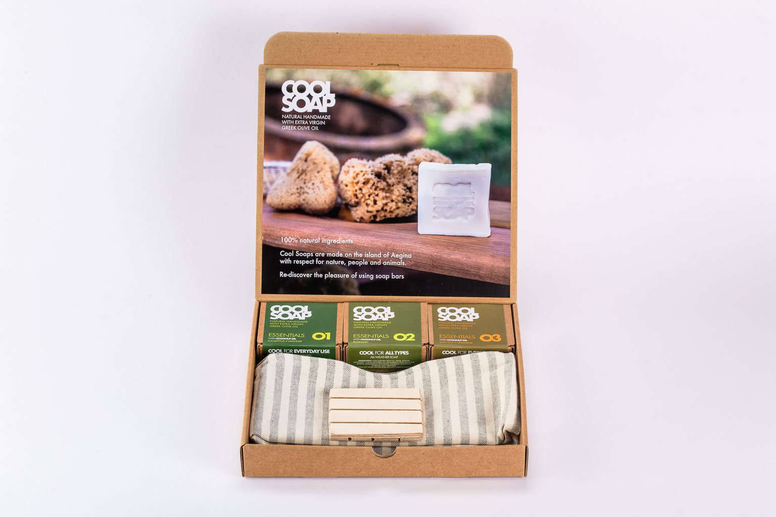 Κουτί craft A με 3 σαπούνια & 2 αξεσουάρ