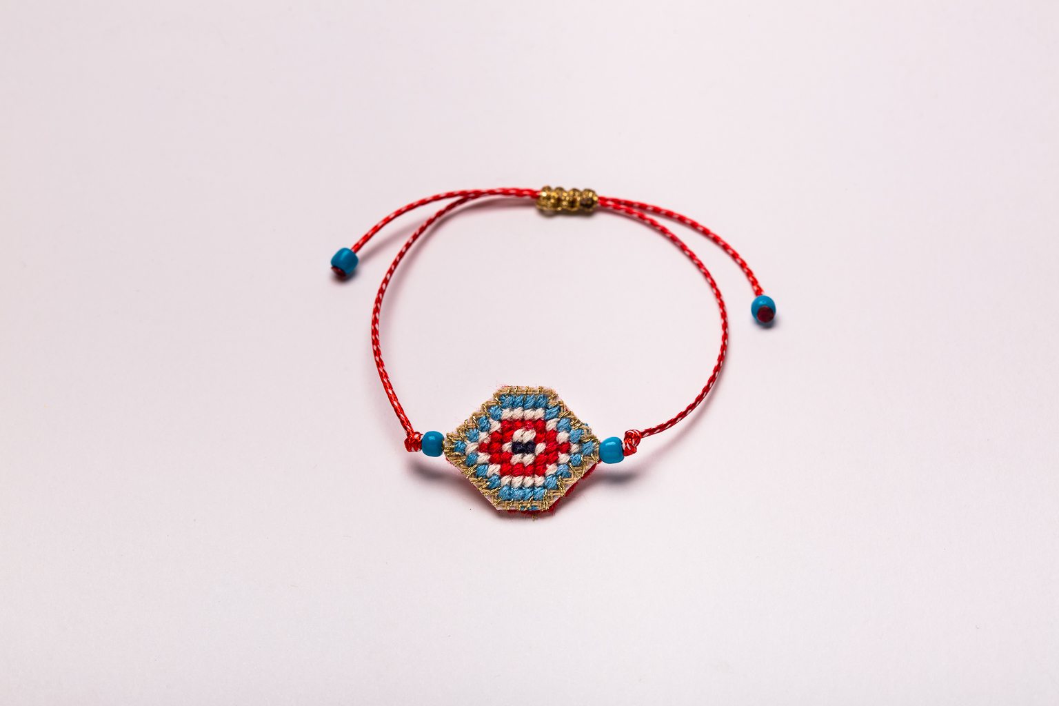 Turquoise evil eye "martis" bracelet