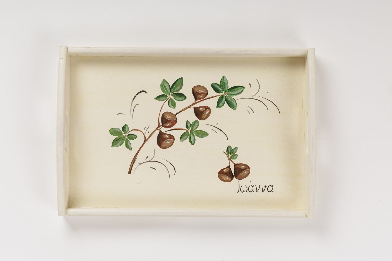 Handmade wooden tray "Ioanna"