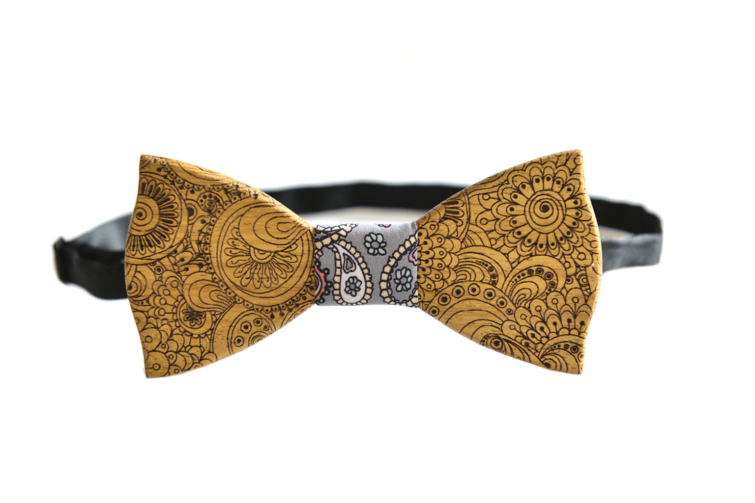 Iroko bow-tie