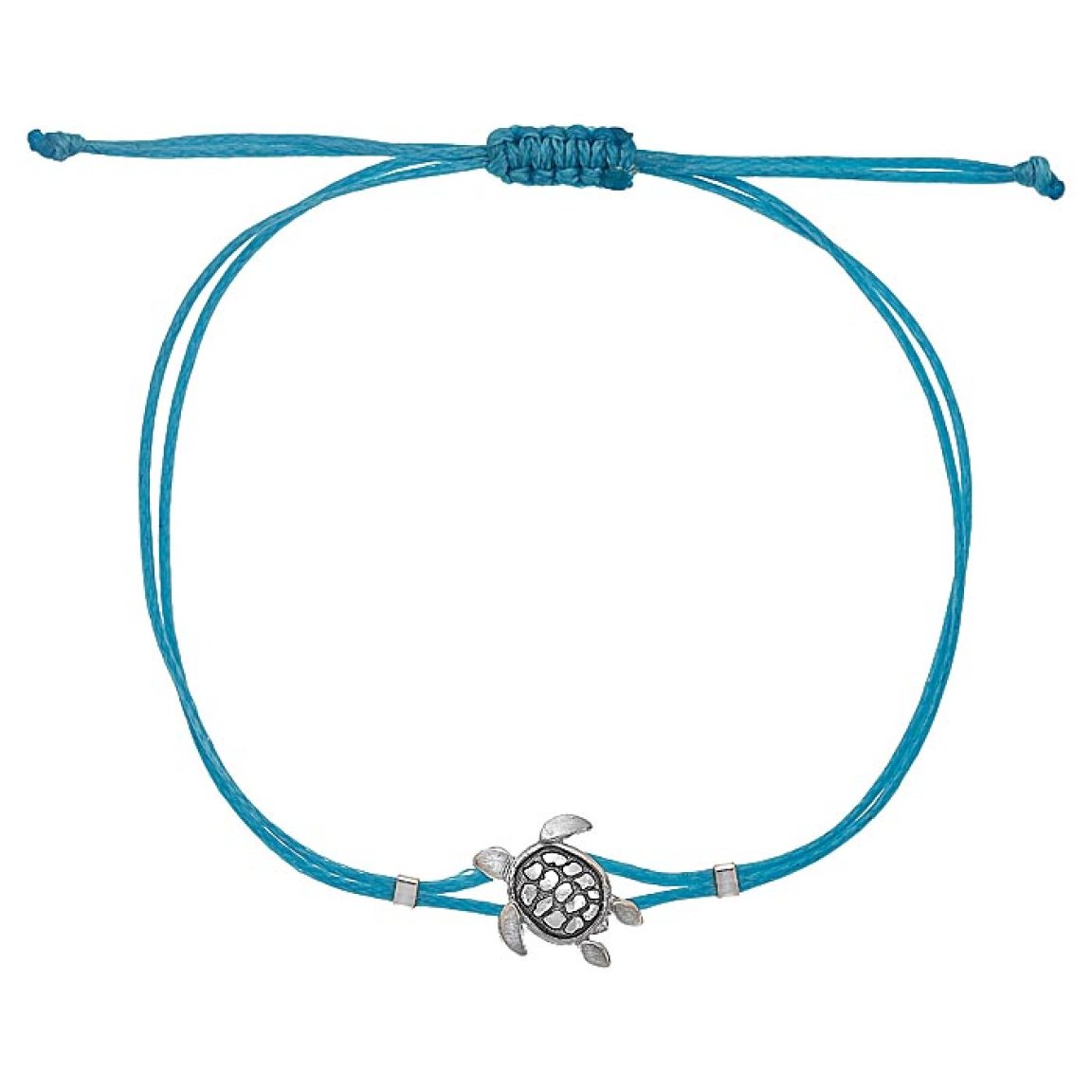 Bracelet avec une petite tortue en argent