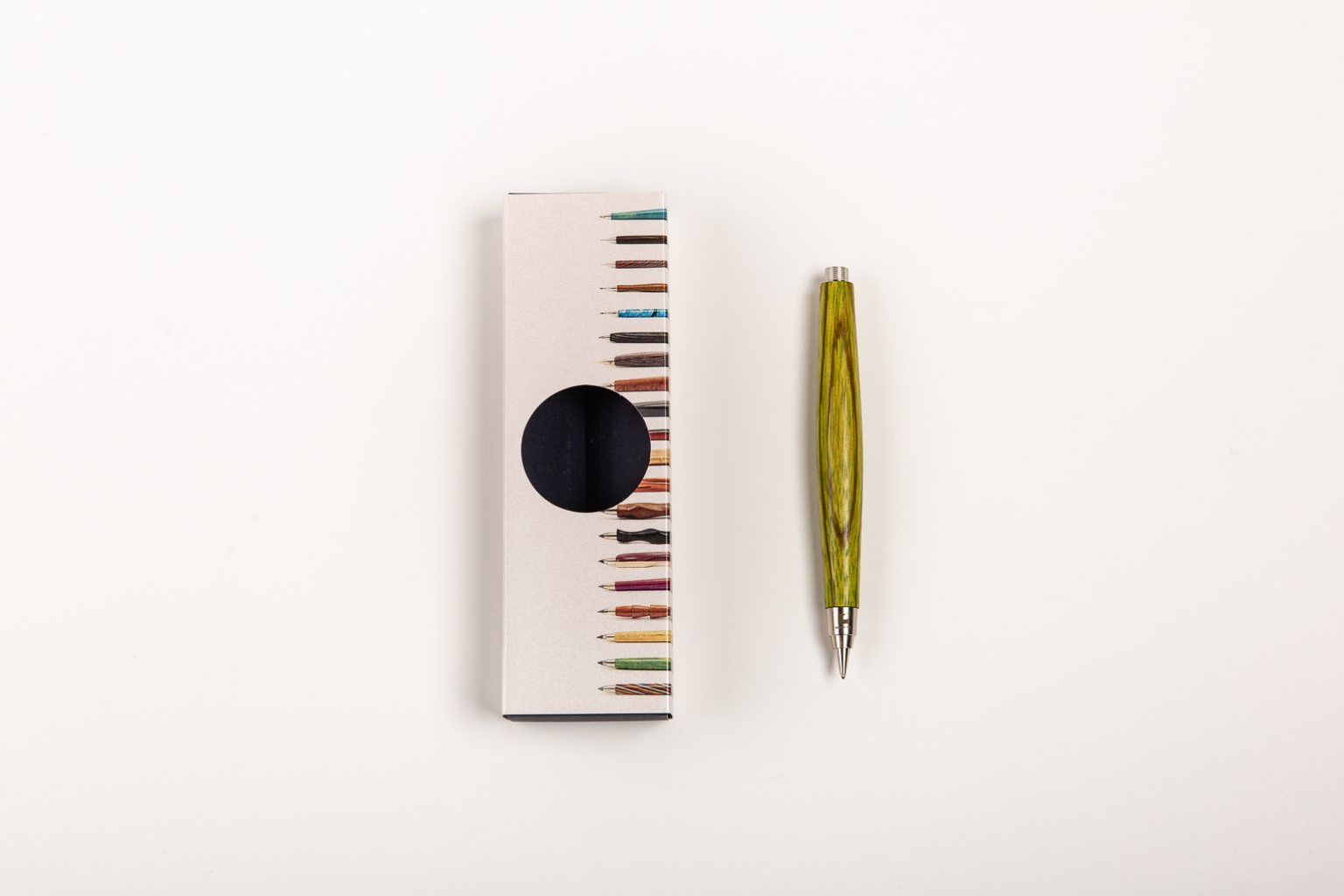 Handmade zebrano pen