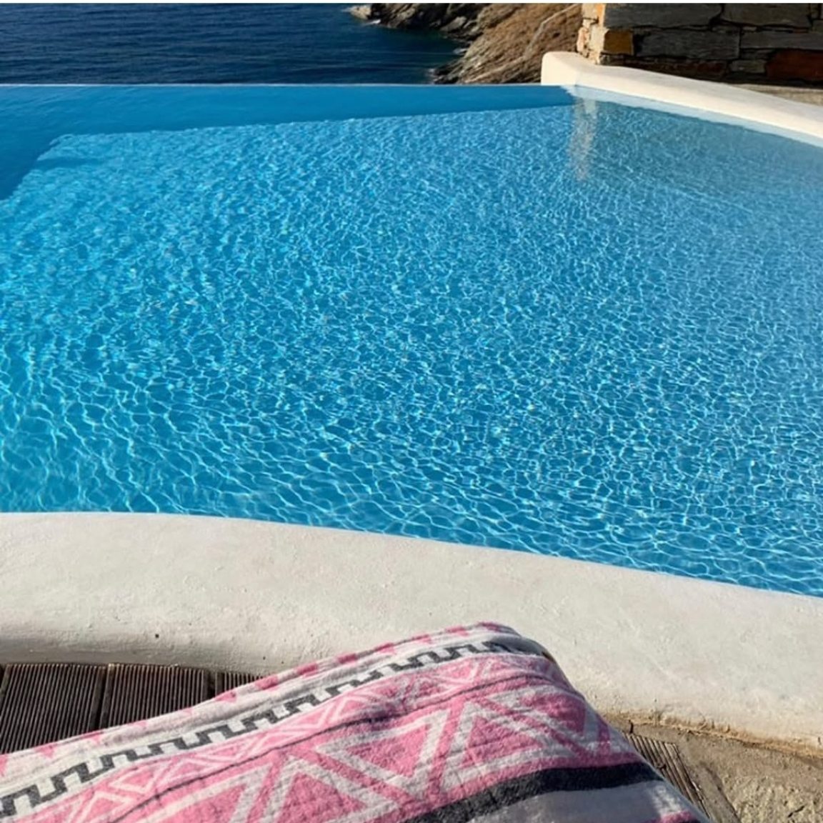 Pareo & bag "Santorini"
