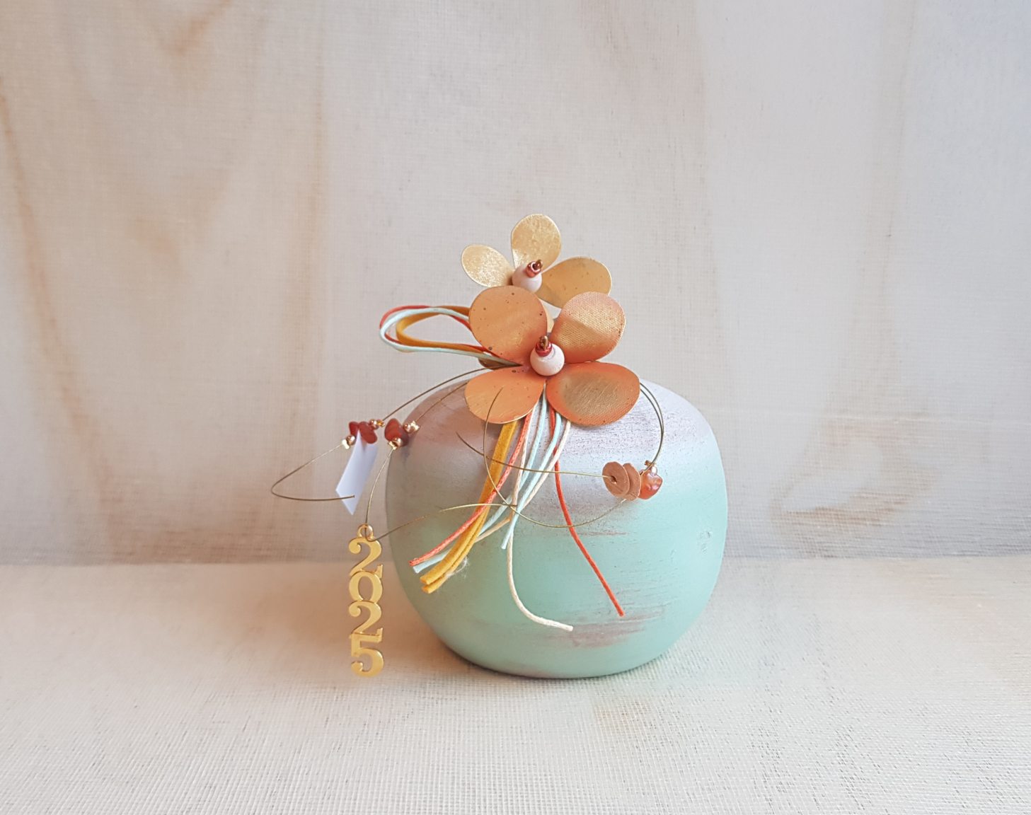 Handmade pomegranate green