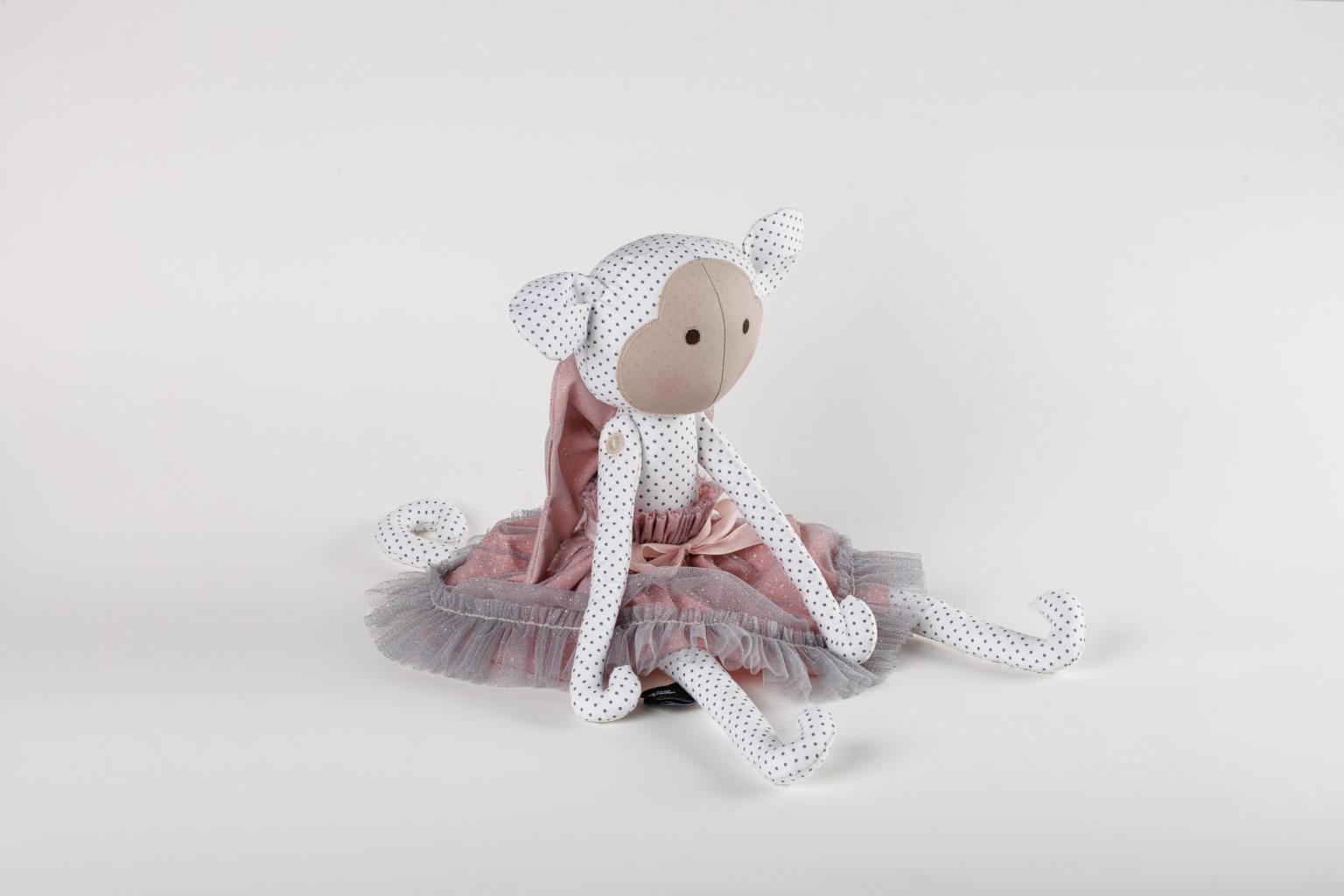 Handmade monkey "Princess"