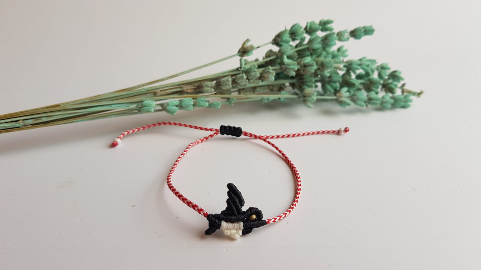 Macramé swallow martis bracelet