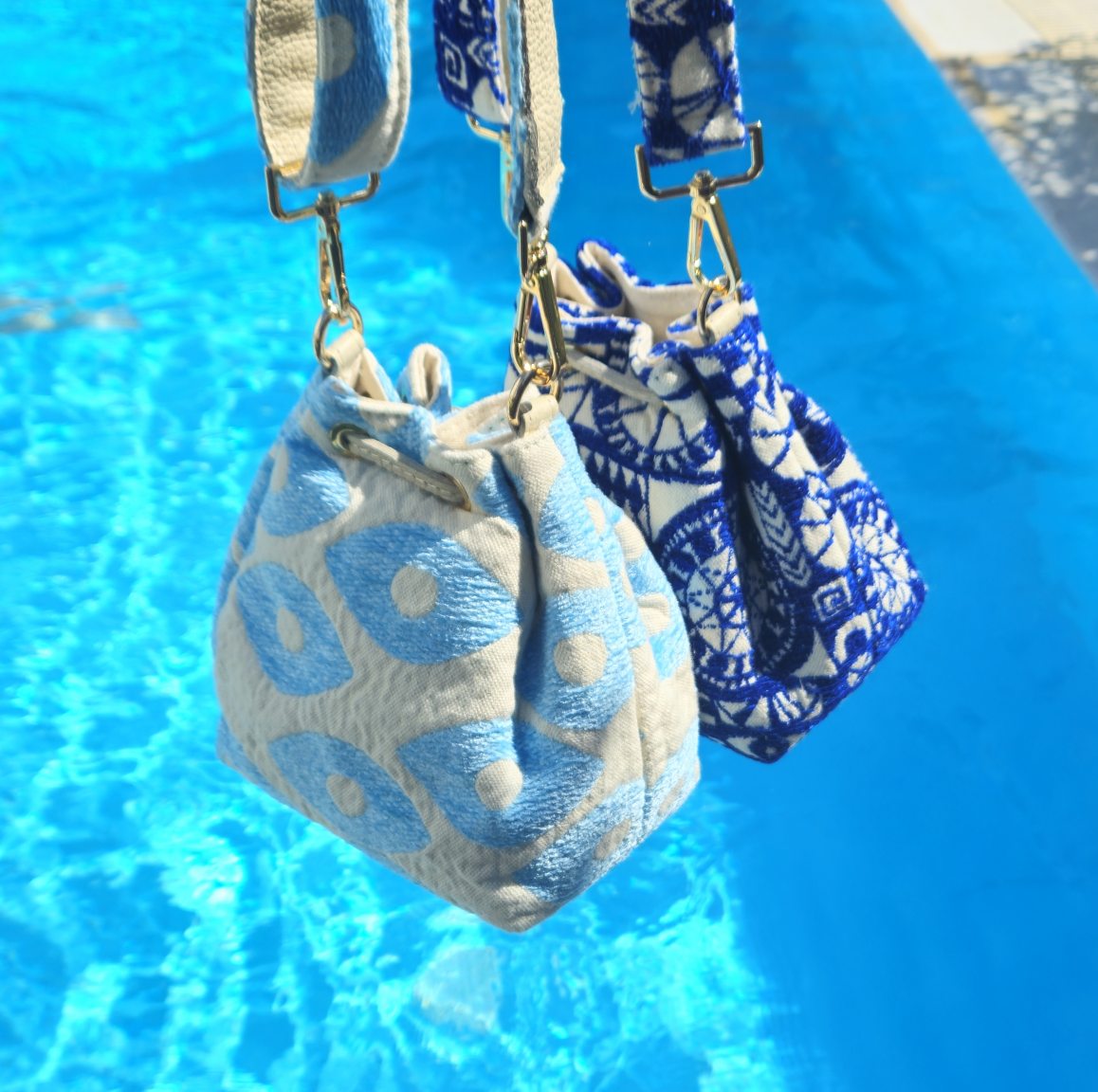 Μini sac "yeux bleus"