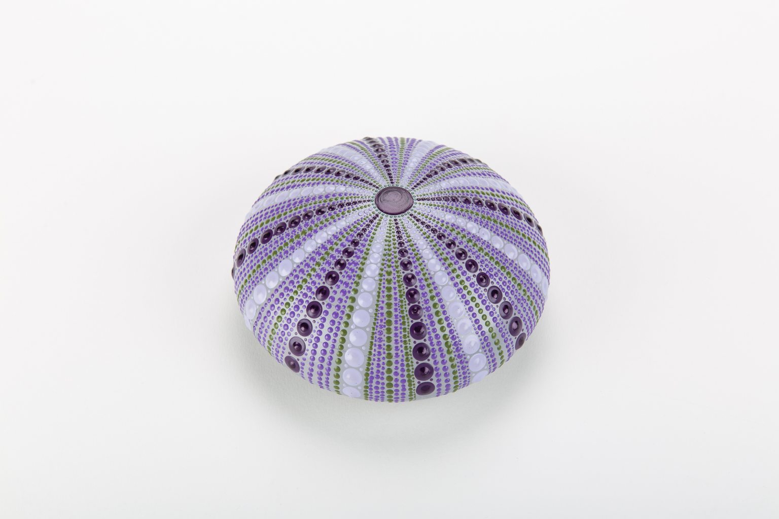Large lilac sea urchin - paperweight