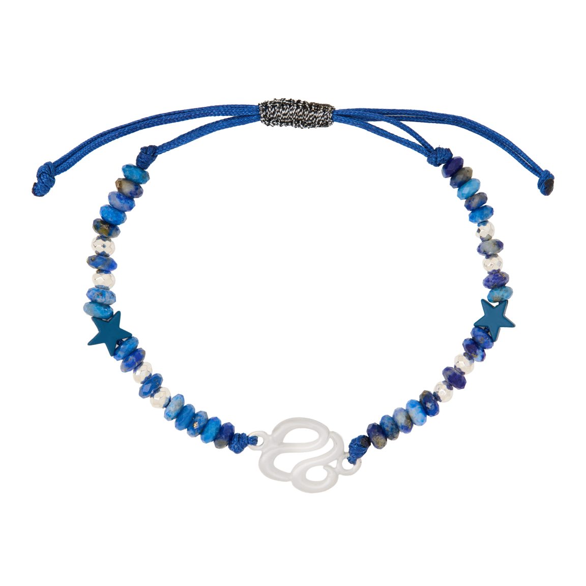 Bracelet "26" blue semi-precious stones