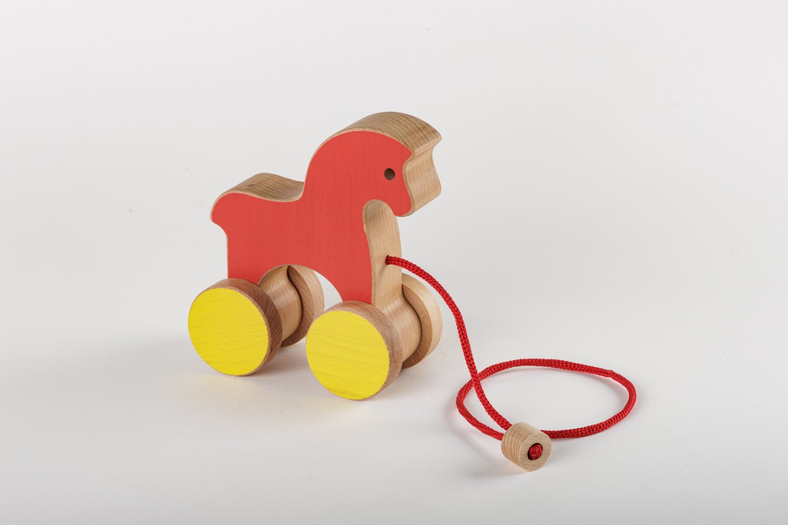 Wooden sliding horse "Trojan Horse"