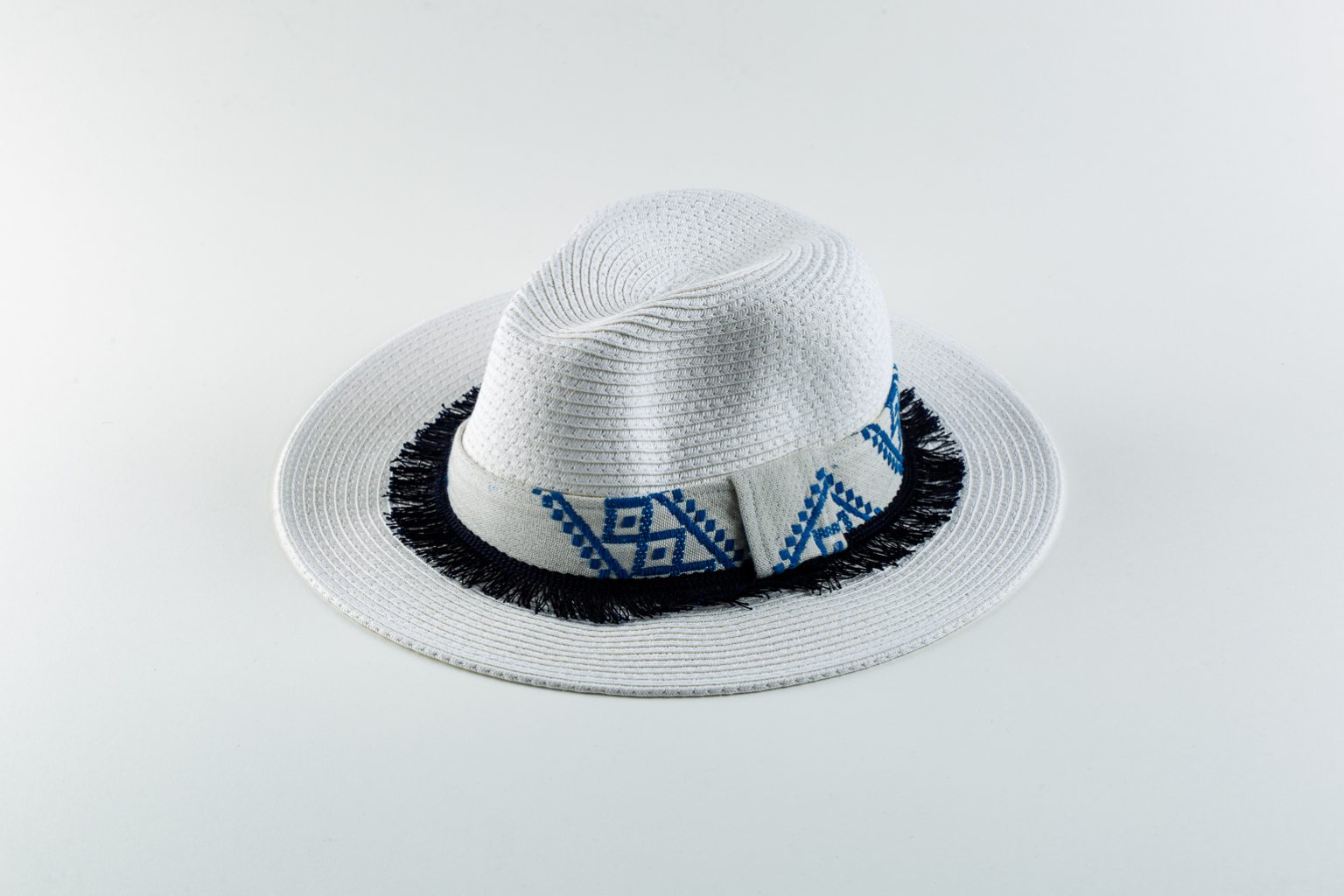 "Greek blue" hat