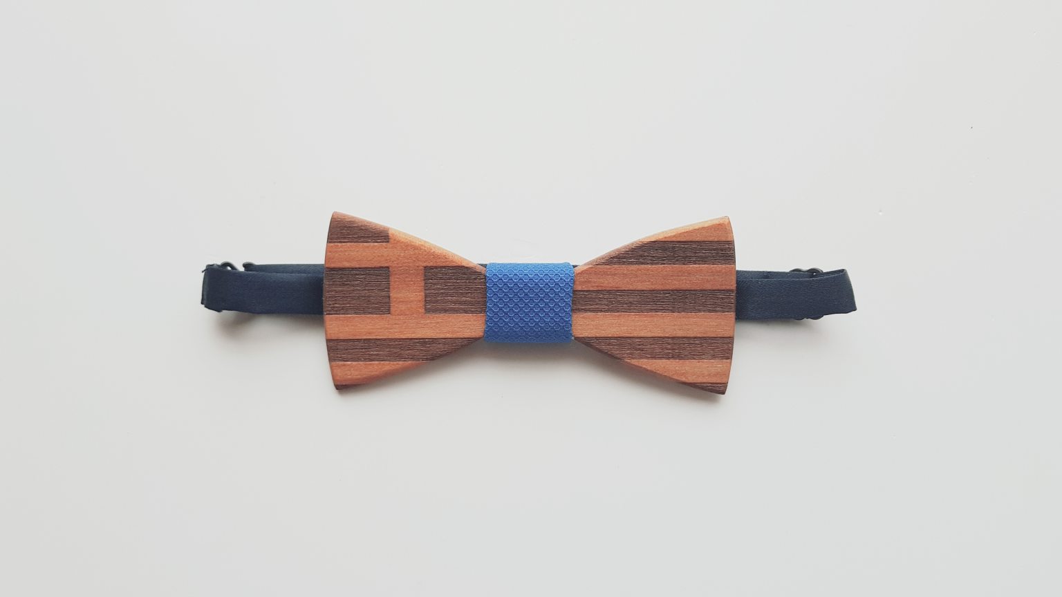 Greek flag bow-tie 