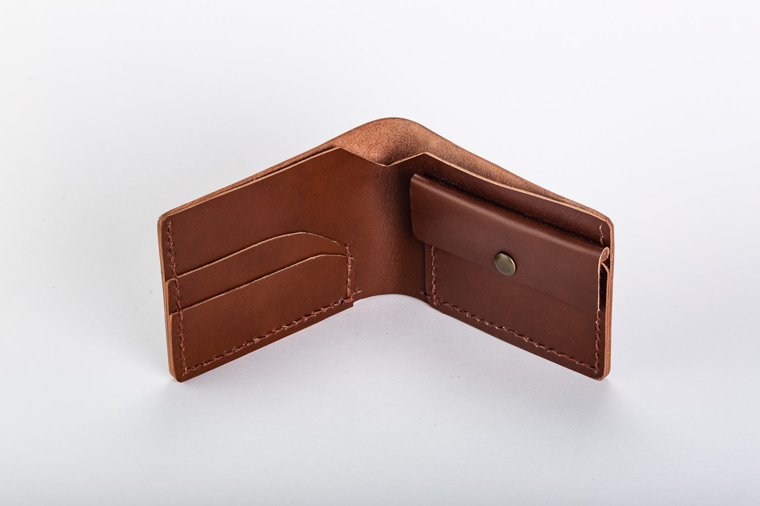 Brown leather wallet