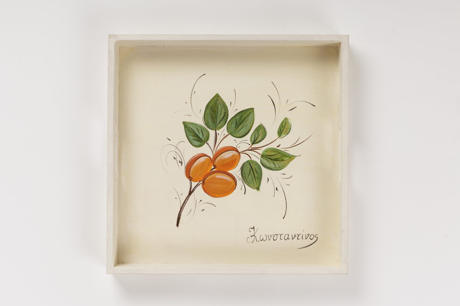 Handmade wooden tray "Konstantinos"