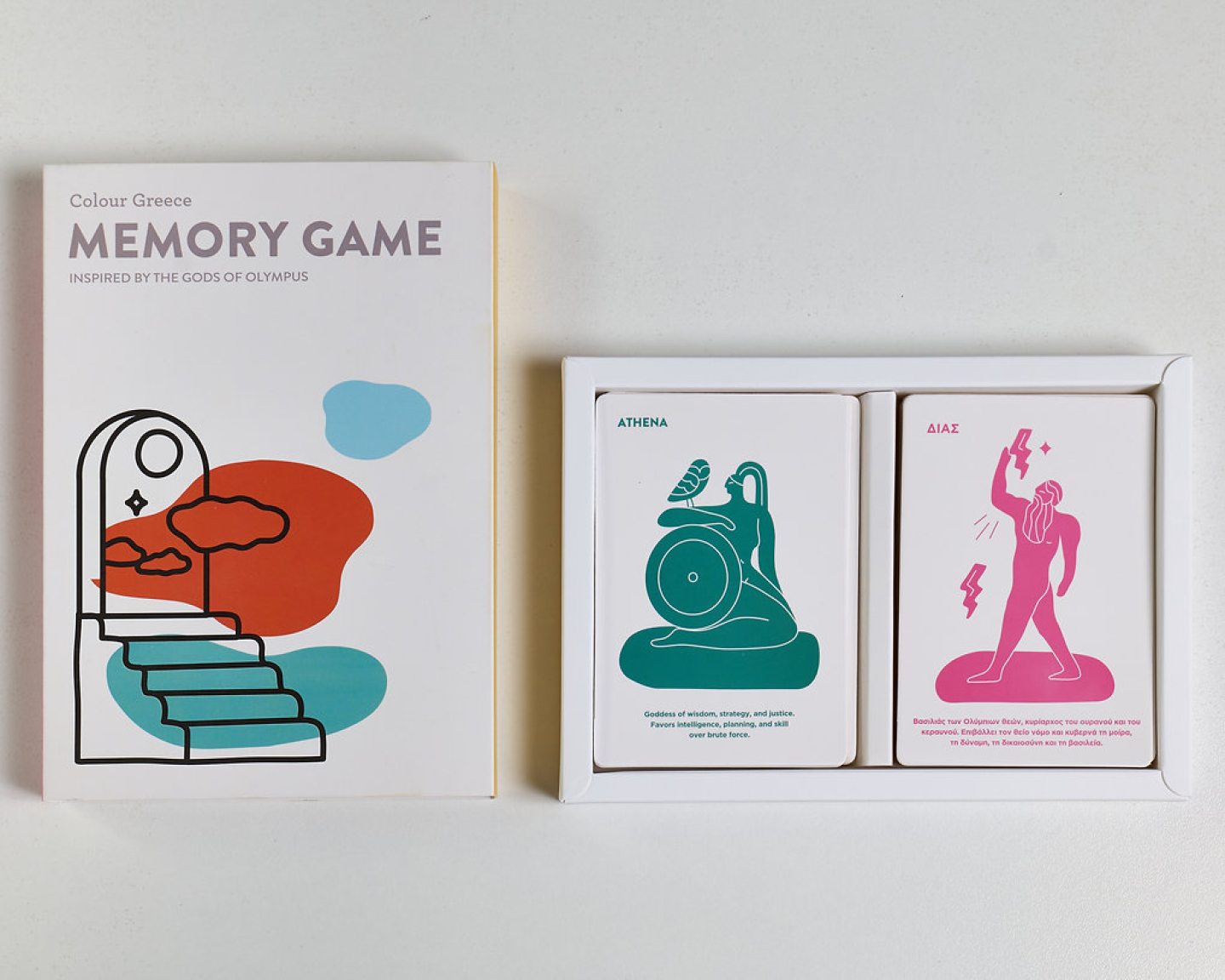 Jeu de mémoire « Les dieux de l'Olympe »