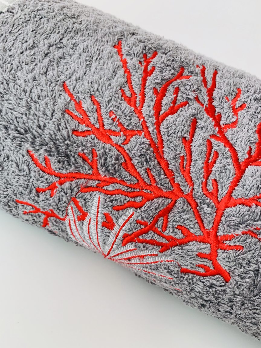 "Coral Reef" beach towel