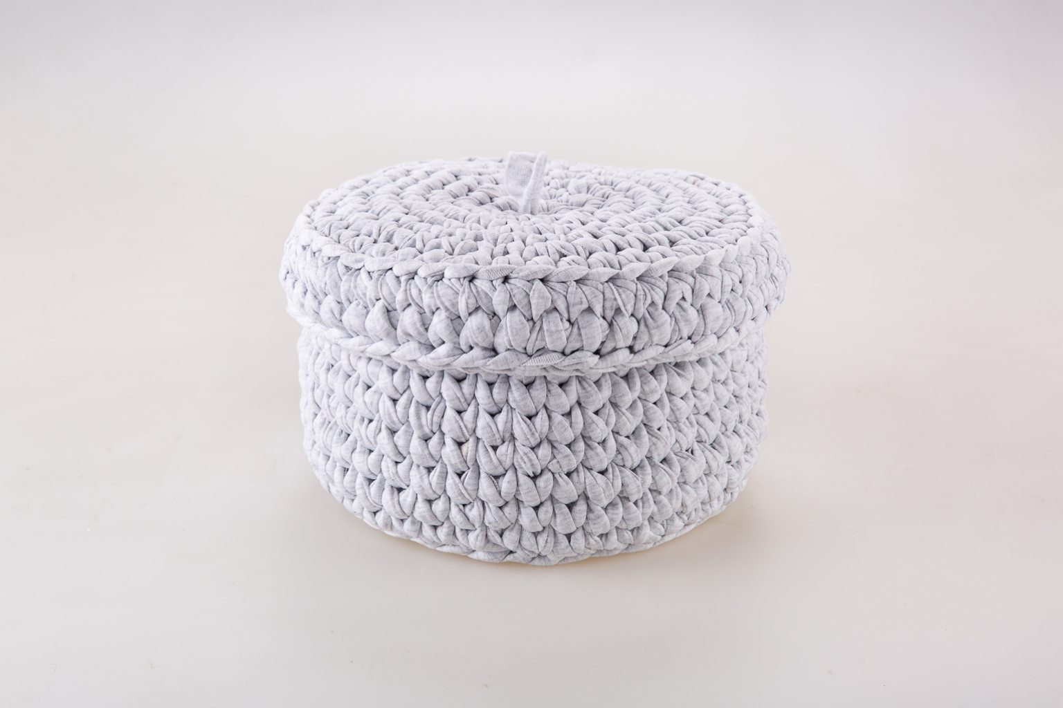 Handmade gray basket