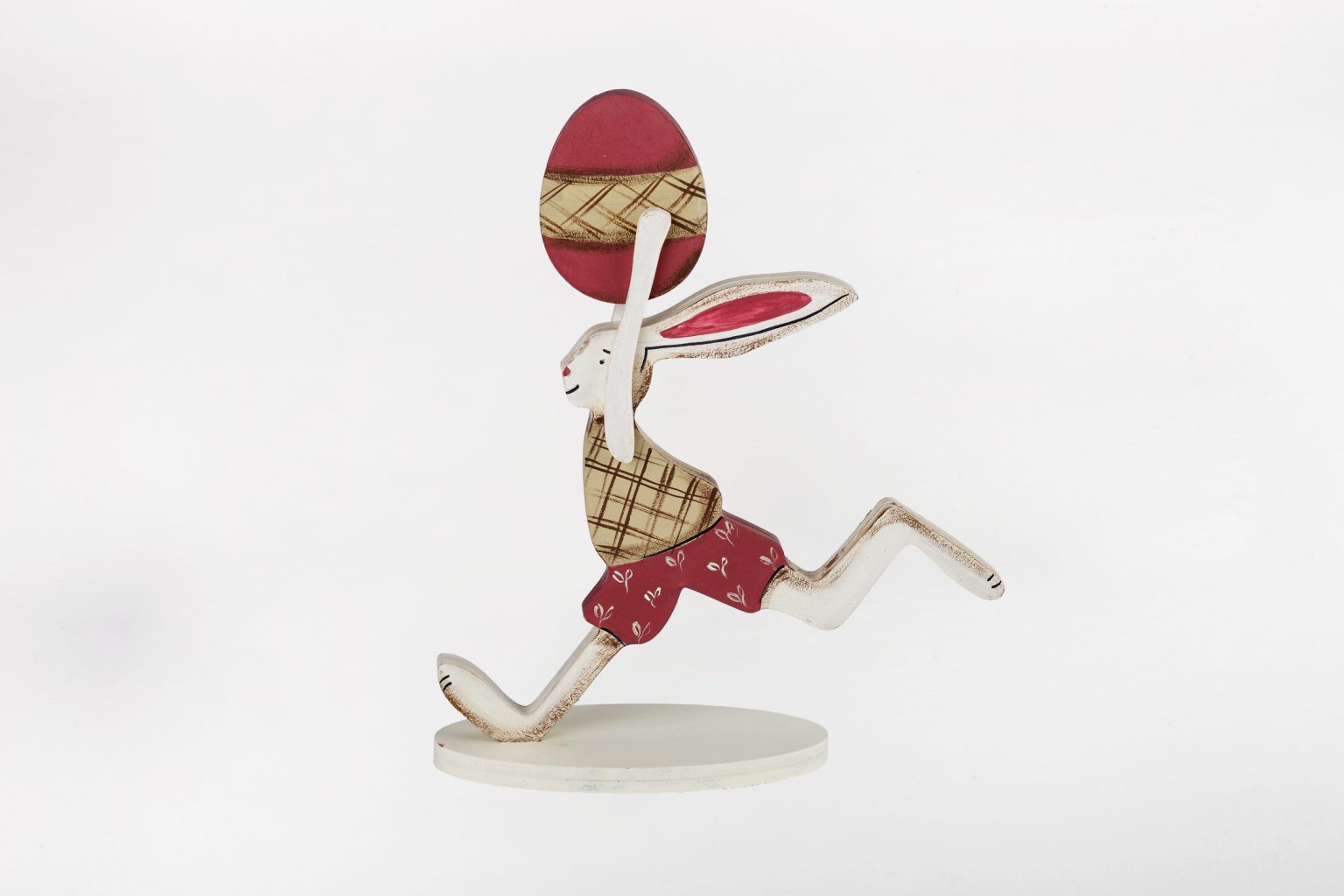 Handmade running rabbit