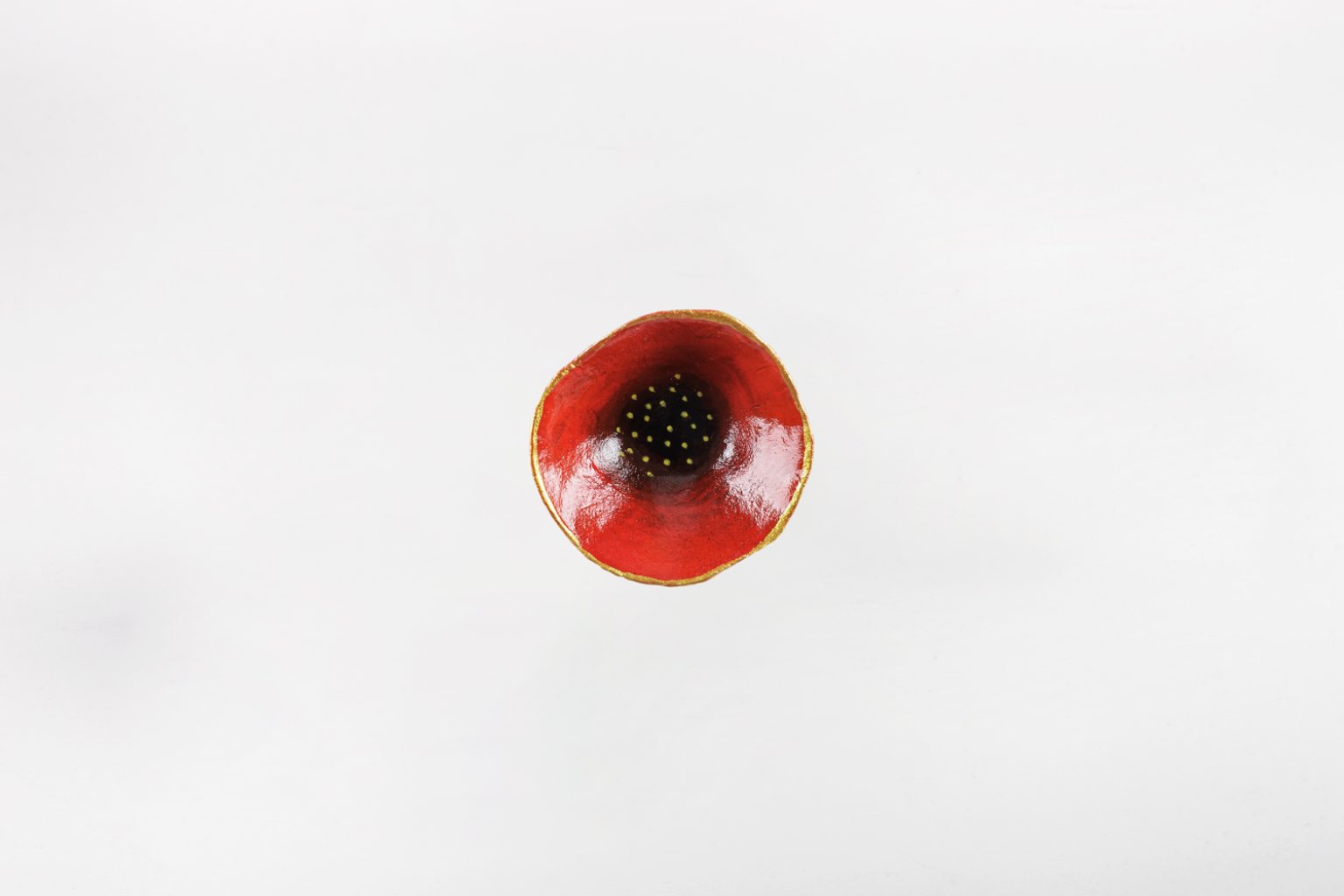 Handmade "Aphrodite" ring made of papier-mâché