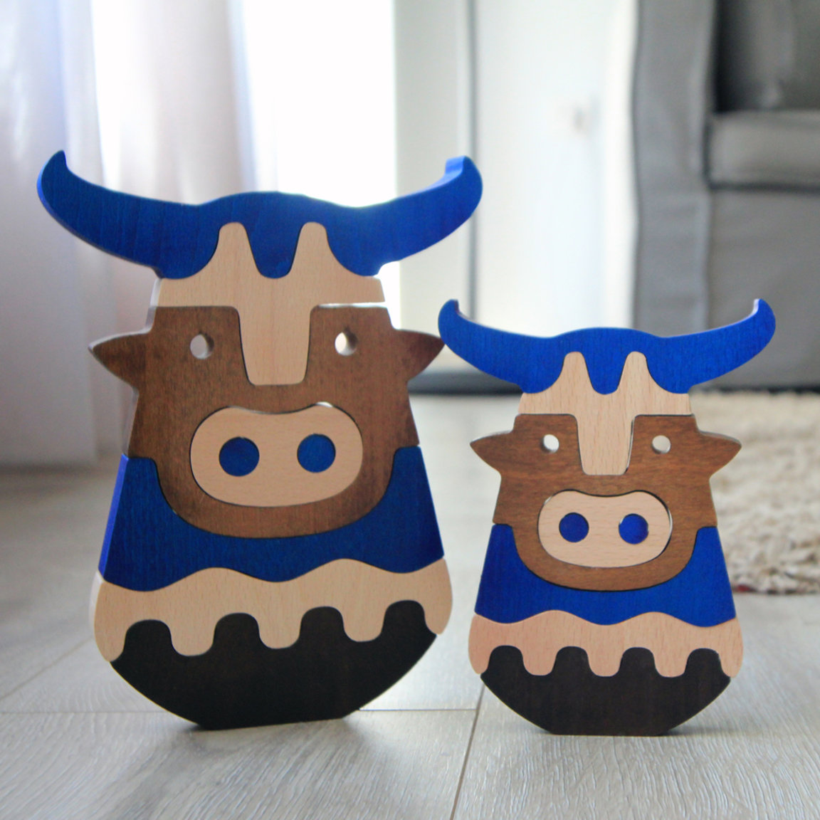 Wooden puzzle "Minotaur"